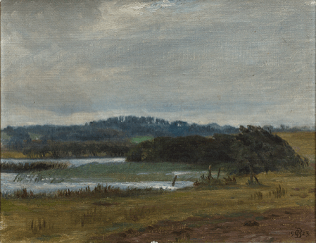 Christian Bang: ”Landskabsstudie” (1923). I familiens eje. Affotografering af Ole Haupt. 