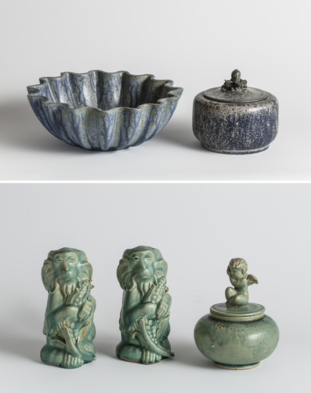 Arne Bang: Udvalg af stentøjsproduktionen (1930erne). Foto: Ole Haupt. I familiens eje. 