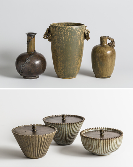 Arne Bang: Udvalg af stentøjsproduktionen (1930erne). Foto: Ole Haupt. I familiens eje. 