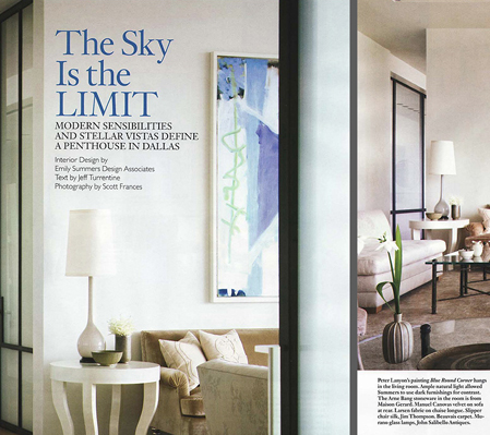 Amerikansk boligblad, med glimt fra den amerikanske skuespiller Ross Perot Jr. private hjem, og hans samling af Arne Bang stentøj.