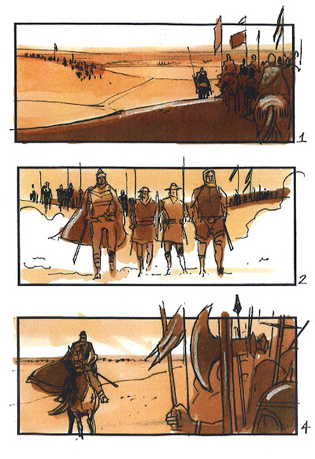 Simon Bang: ”Arn storyboards” (2007). I familiens eje. Affotografering af Simon Bang. 