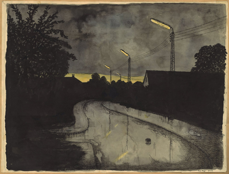 Simon Bang: ”Aftenskumring” (1977). I familiens eje. Affotografering af Simon Bang 